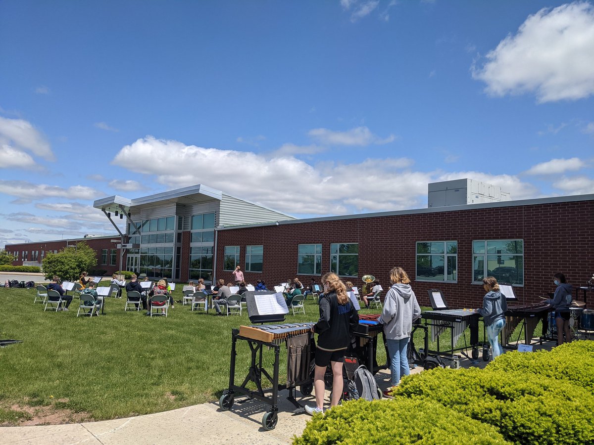 It was a great day to rehearse with <a href="/eymsband/">Eastern York Middle School Bands</a>  in preparation for their concert on Thursday! <a href="/EasternYorkBand/">EasternYorkBands</a>