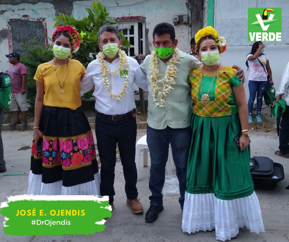 El #ItsmodeTehuantepec se pinta de verde con @DrOjendis , candidato a la Diputación Local por el Dtto. 18 en #SantoDomingoTehuantepec. 

#votaverde #yosoyverde #campañaverde