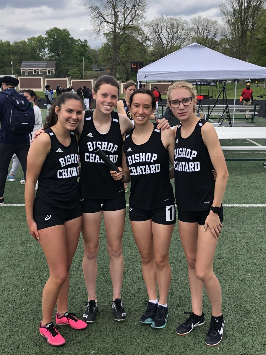 BCHSTrack1's tweet image. Starting off Girls City the right way! Alex Gantz, Addison Duncan, Emily loiselle, and Alex Teed win the 4x800 relay!