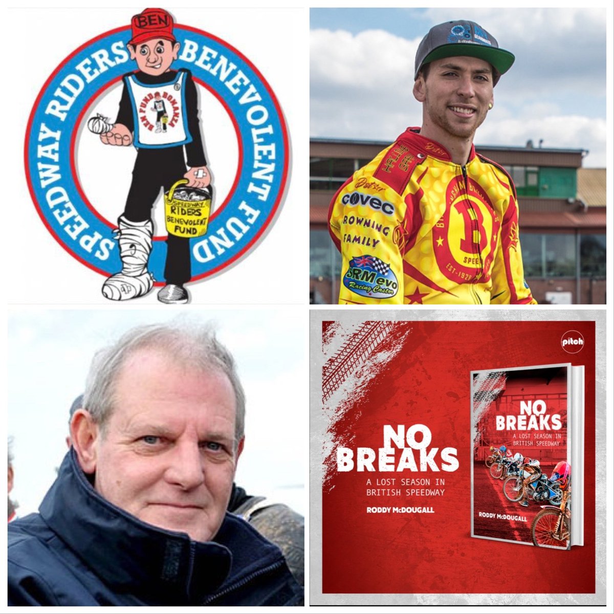 COMING 🔜: A Ben Fund Special!
The <a href="/SpeedwaySRBF/">Speedway Ben Fund</a> is the only charity in the world supporting injured speedway riders. We speak to chair Paul Ackroyd, to Mitchell Davey who they supported after a horrific crash, and <a href="/RoddyMcDougall/">Roddy McDougall</a> whose book is raising money for the Ben Fund.