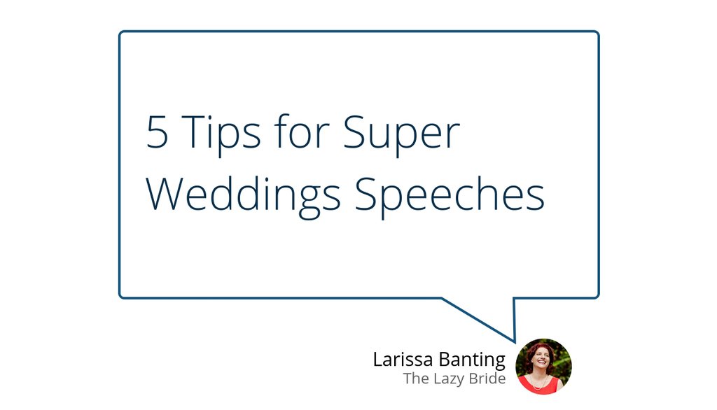 "Rehearsal dinners are notorious for everyone and anyone stepping up to the microphone – unless you specifically ask a few people to speak beforehand and request that no one offer up the stage to the rest of the guests." lttr.ai/glCP

#SuccessfulWeddingSpeeches