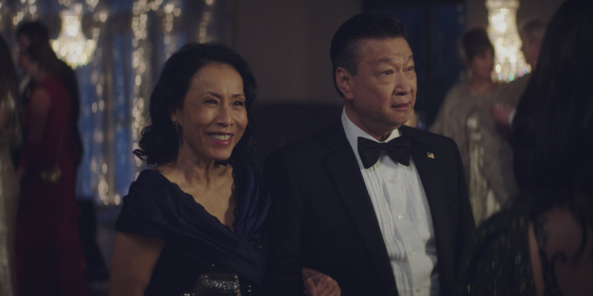 Tan Kheng Hua as Mei-Li Shen and Tzi Ma as Jin Shen in episode 6 of KUNG FU.