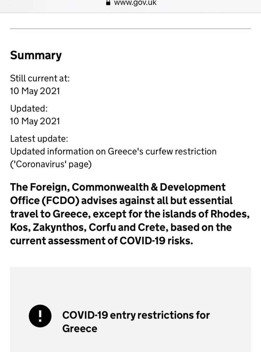 Carl Uminski (@uminski) on Twitter photo So our <a href="/FCDOtravelGovUK/">FCDO Travel Advice</a> advises against travel Greece, however the Greek islands incl Corfu are fine to go to... Why are these then not on the green list? ๐คทโโ๏ธ#travel #greenlist #corfu #greece #holidays #FCDO So our <a href="/FCDOtravelGovUK/">FCDO Travel Advice</a> advises against travel Greece, however the Greek islands incl Corfu are fine to go to... Why are these then not on the green list? ๐คทโโ๏ธ#travel #greenlist #corfu #greece #holidays #FCDO