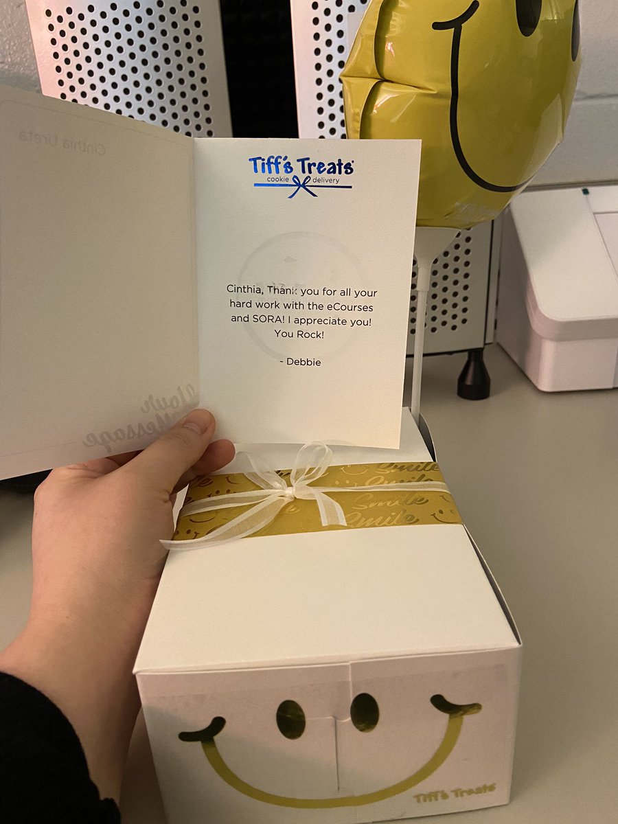 Thank you <a href="/AHSlibrary06/">AHS Library</a> for this sweet treat!  So grateful to be a member of such an amazing crew!🍪🍪🍪 <a href="/HumbleISD_lib/">Humble ISD Libraries</a> <a href="/HumbleISD_TMS/">Timberwood Middle</a>