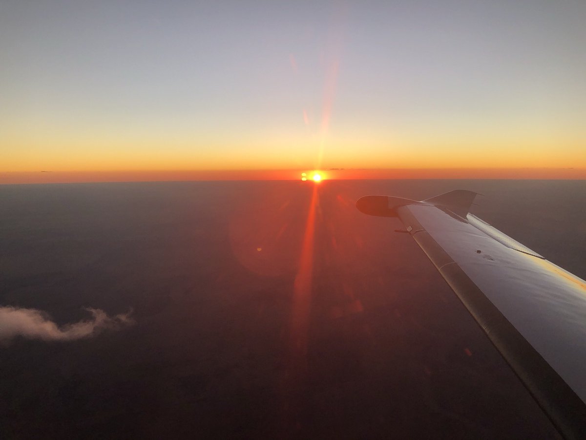 Yesterday’s travels took me from Adelaide - Alice Springs - Tennant Creek - Ti Tree - Alice Springs. Witnessed high level clinical care delivered by <a href="/RoyalFlyingDoc/">Royal Flying Doctor Service</a> and <a href="/RedOzRetrieval/">Central Australian Retrieval Service</a> with the added bonus of an amazing sunset (photo does not do it justice)!