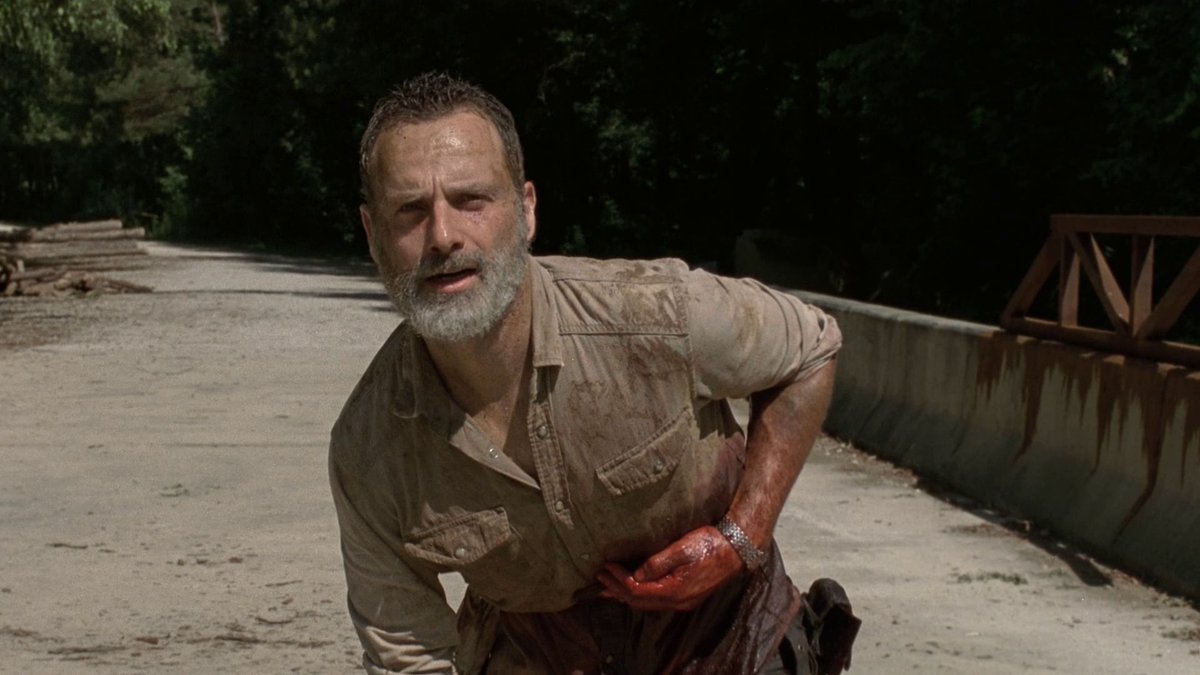 softxgrimes's tweet photo. rick grimes first and the last episode https://t.co/LNxouqqIQg