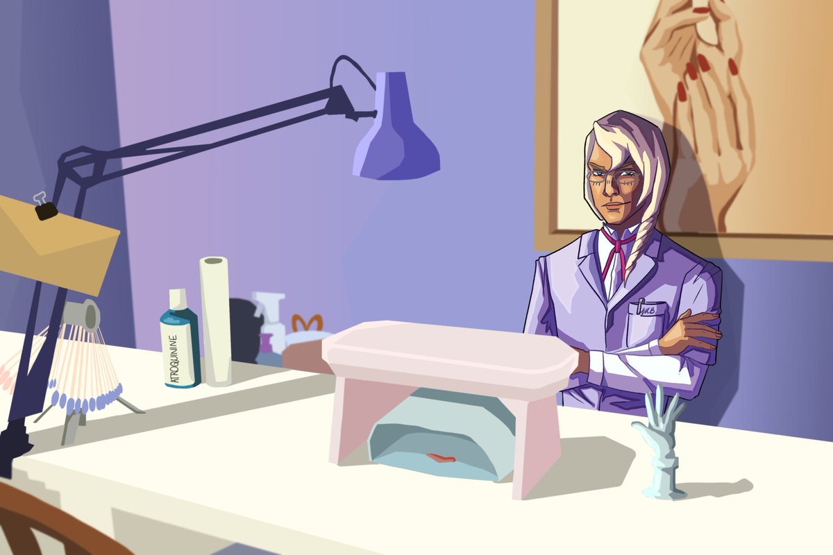 POV: The guy at the nail salon is acting kinda sus.
#AceAttorney #KristophGavin