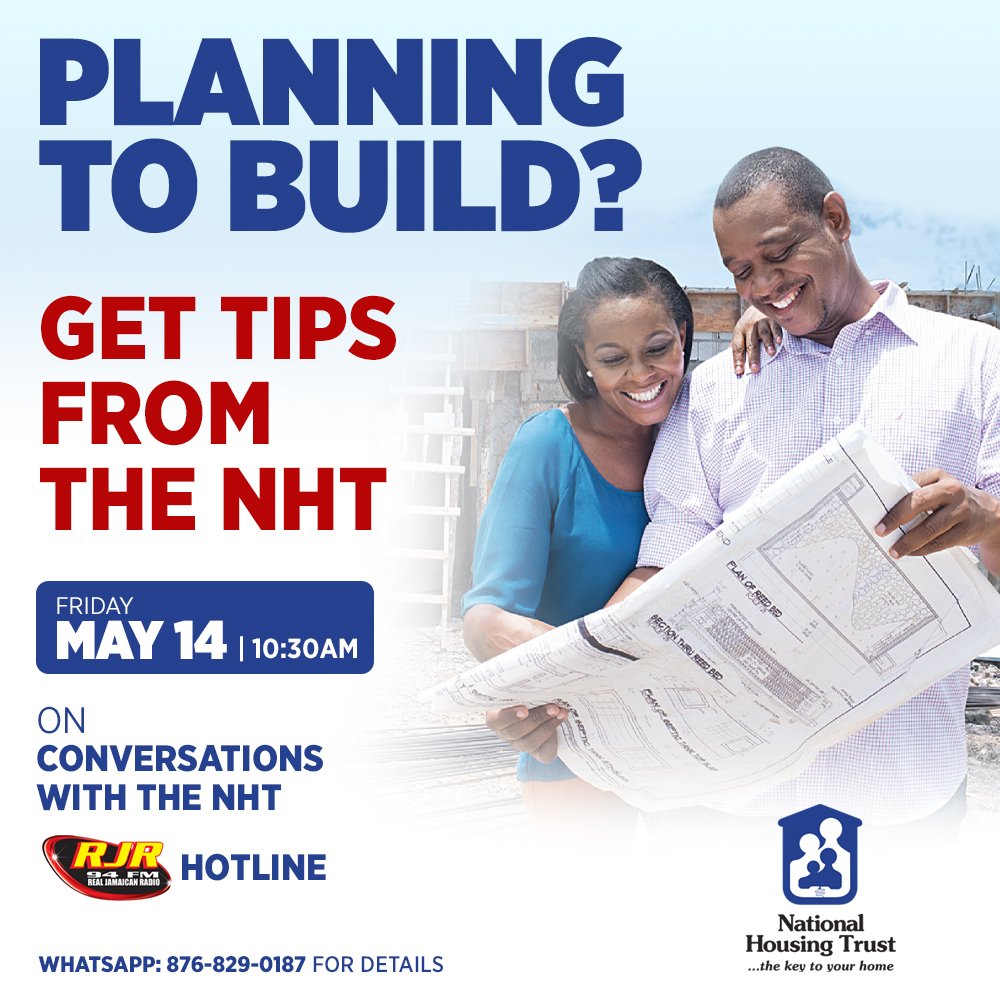 The NHT, Jamaica on Twitter "Looking to build? Get your plans out and