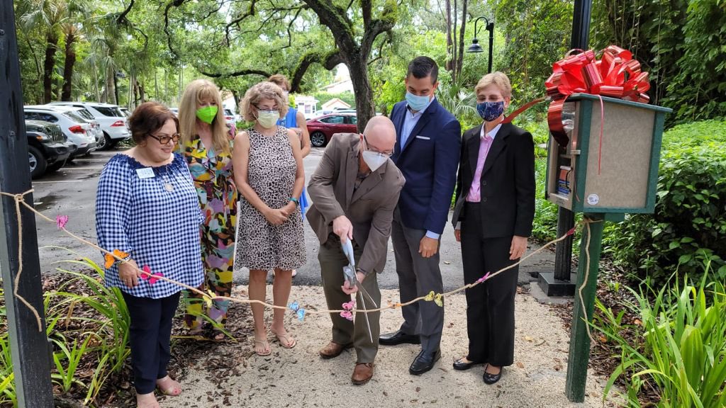 I am so pleased to have attended today's ribbon cutting event at the Merrick House for the newest Coral Gables #LittleLibrary in honor of Arva Moore Parks.

These libraries not only promote literacy, but encourage friendliness, general well-being, and create a sense of community.