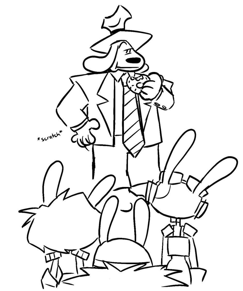 so all of these lagomorphs share 1 braincell #samandmax 