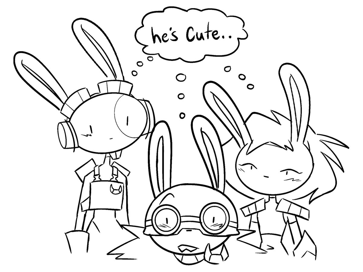 so all of these lagomorphs share 1 braincell #samandmax 