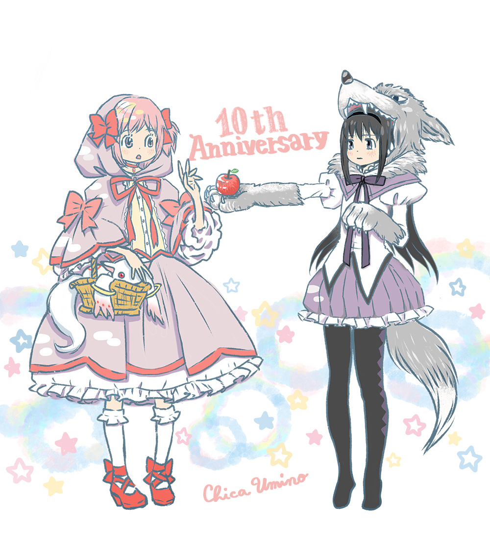 魔法少女まどか マギカ 魔法少女まどか マギカ10周年プロジェクト 様々なイラストレーター 漫画家の方々からのお祝い イラストを公開する特別企画 本日は 羽海野チカ 先生のイラストです 来週もお楽しみに T Co Rl2mvdyele 魔法少女