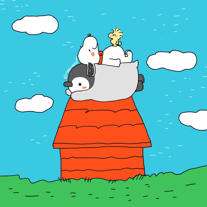 スヌーピーのtwitterイラスト検索結果