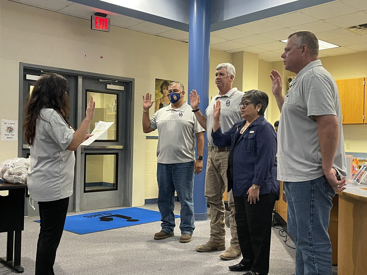 4 MORE YEARS! Thank you to Jon, Benji, Janie &amp; Anthony for your past &amp; future service to <a href="/OdemEdroyISD/">Odem Edroy ISD</a> We’ve done some amazing things these last 4 years and still have a lot more to do!  It’s an honor and a privilege to serve with you all! #OFND