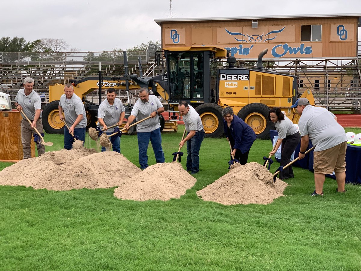 5 years ago TODAY we broke ground on <a href="/OdemEdroyISD/">Odem Edroy ISD</a> new HS &amp; JH campuses. Today we broke ground on the New Owl Stadium. We are doing great things for the Odem &amp; Edroy communities! Come check us out, but you may not wanna leave! <a href="/odemhs/">Odem High School</a> <a href="/TheSpiritofOHS/">Odem HS Band</a> <a href="/OdemAthletics/">Odem Owl Athletics</a> 

📸 @rdy1114