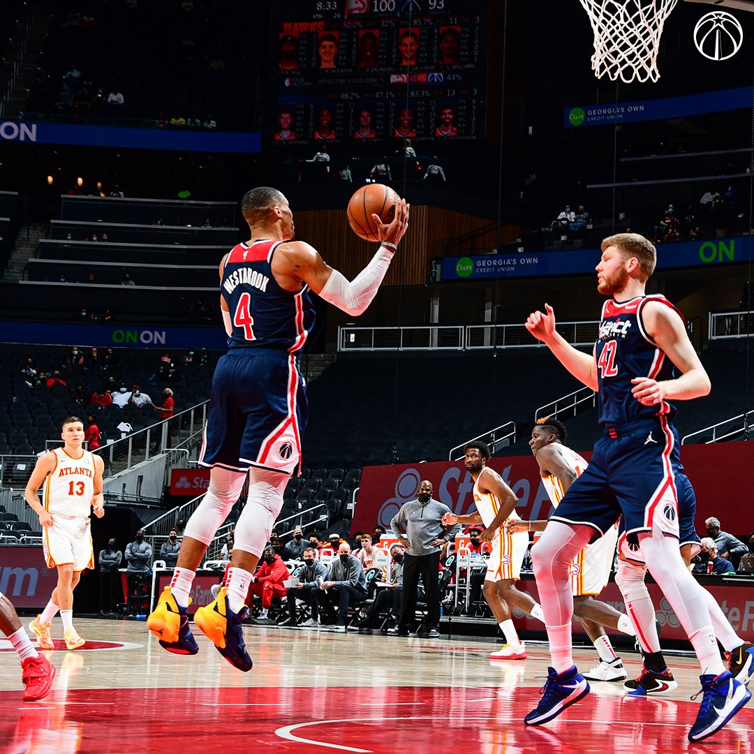 WashWizards's tweet image. History. 1️⃣8️⃣2️⃣

#WES182OOK | @russwest44