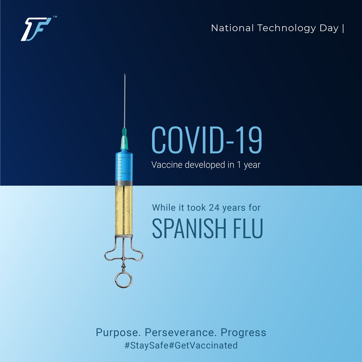 Techfest_IITB's tweet photo. Technology gives us solutions, hope, and reasons to be optimistic. This #NationalTechnologyDay, #Techfest celebrates the technological breakthroughs and #innovations that have given us practical ways to combat infectious diseases and urges everyone to #GetVaccinated. #tech #ideas https://t.co/tpxl0AaWtL