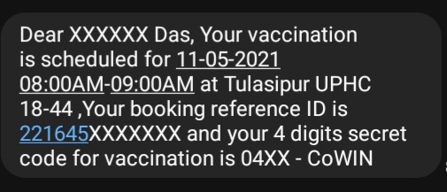 abhi_90's tweet photo. Sir/Madam I had booked a slot for vaccination at Cuttack Tulasipur UPHC for 18-44 yrs of age but after reaching the location it was informed that vaccination would be  done for 45+. So then why the booking was allowed. @HFWOdisha  @CMCCuttack @CuttackDM @AnanyaDasIAS @CMO_Odisha https://t.co/ETyJCajVkv