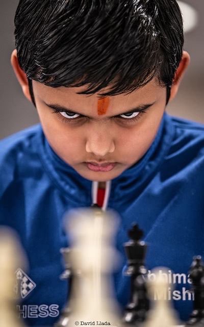 GothamChess's tweet photo. Big news! Abhimanyu Mishra—the youngest IM ever—just scored a 2nd GM norm in Hungary. He needs 1 more and likely 30-40 points before September 2021 to become the youngest Grandmaster in history. https://t.co/rPq4NBEnYj