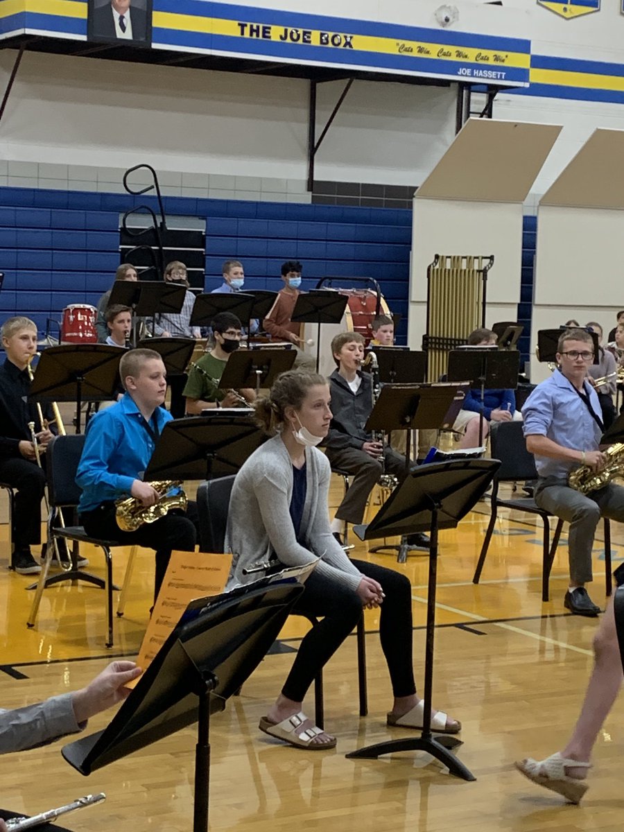 7th graders ready to play!