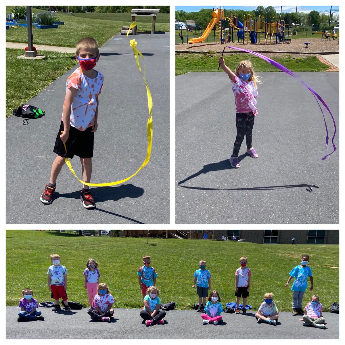 msflanary's tweet photo. Rr is for Rainbows! @kindersmorgie #BackwardsBootcamp #MVESeagles #HappyClasrooms #HandsOn #Science #KidScientists #TieDye https://t.co/n4QsVAOeVv