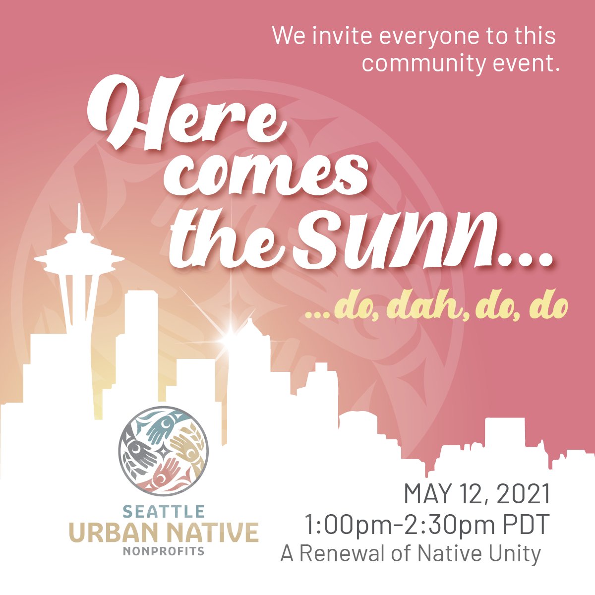 SeaUrbanNatives's tweet photo. All are welcome to celebrate the season of light and warmth, healing and renewal, with Seattle Urban Native Nonprofits (SUNN) collaborative. Join us for this free event:
https://t.co/3vqLfKW0XX https://t.co/Fdw1lGqZhE