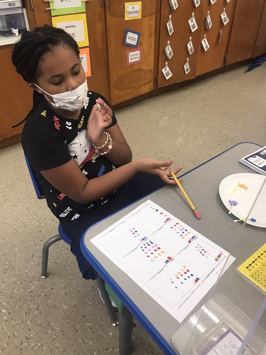 Rainbow Arrays were a fun way to practice rows, columns and repeated addition in math today! <a href="/UNCGMSPS/">Moss Street Partnership School</a>