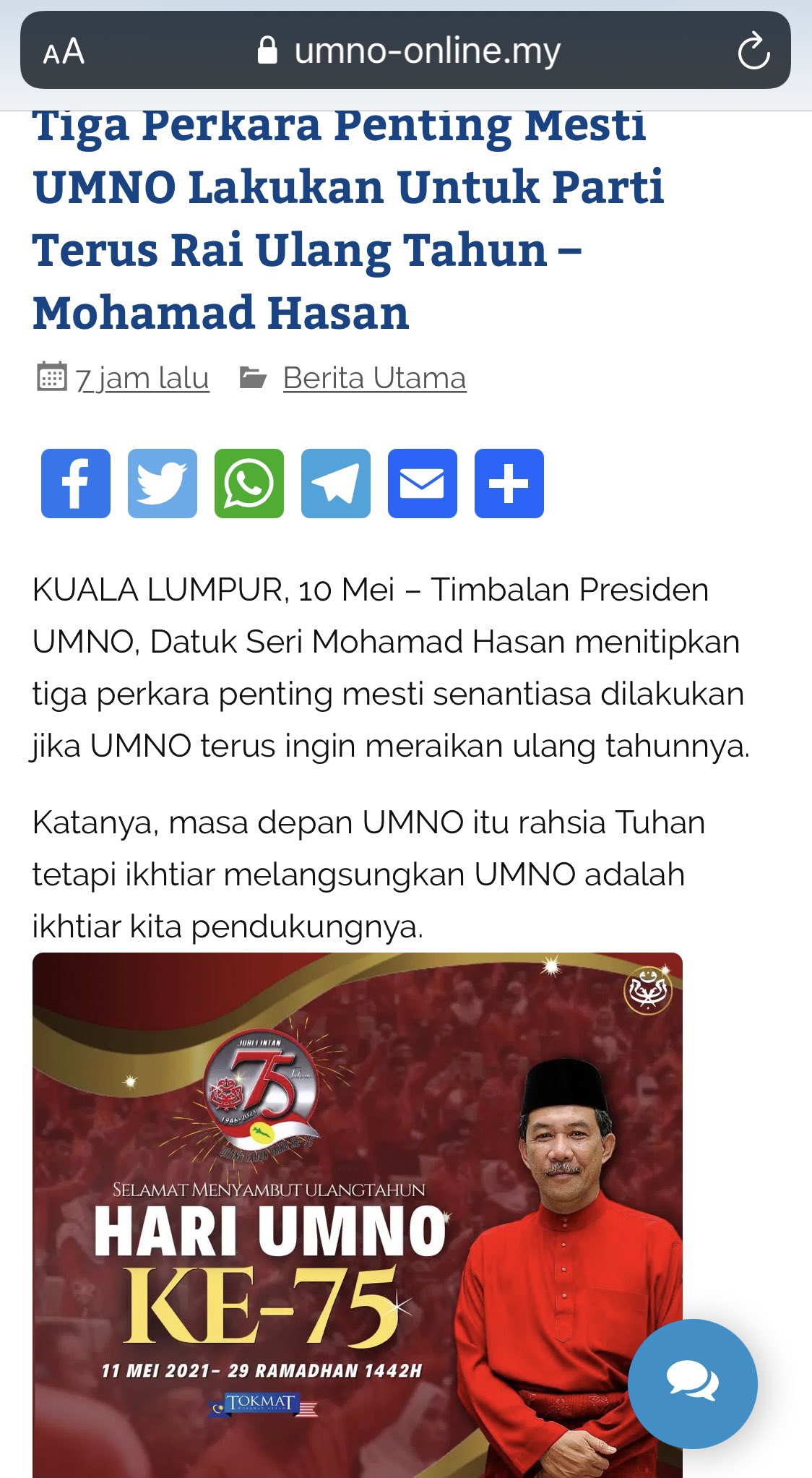 Umno terus mara