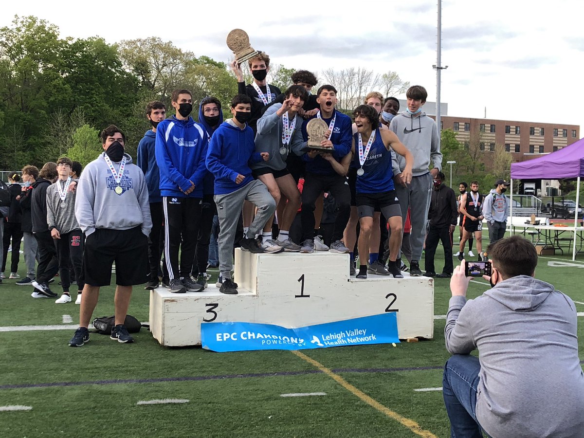 Congratulations Boys Track &amp; Field! 2021 EPC CHAMPIONS!! #NazarethProud #GoBlueEagles