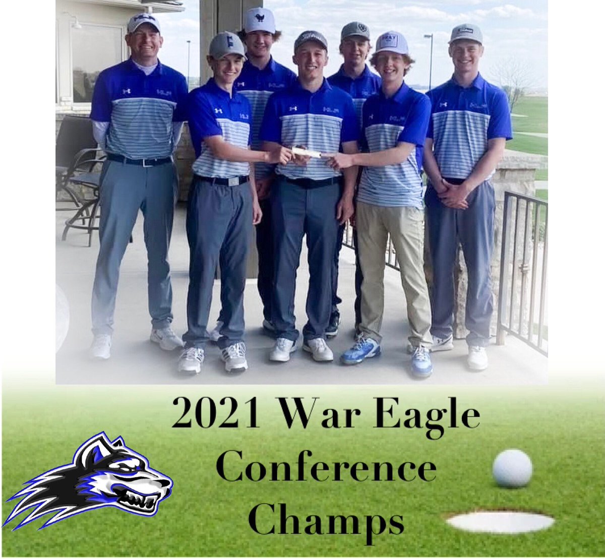 Congratulations to our Boys Golf Team!!!

War Eagle Conference Champs!!