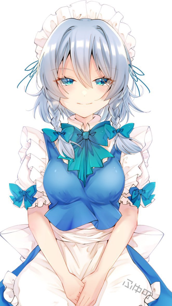 十六夜咲夜 「#メイドの日
再掲です。咲夜さん🗡 」|冬野インコのイラスト