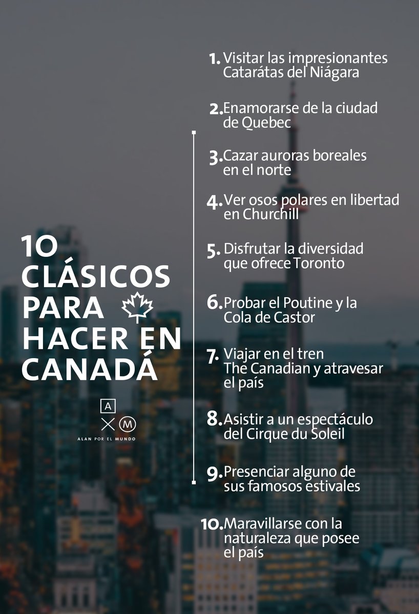 ¡Qué ganas de visitar Canadá! ❤️🇨🇦