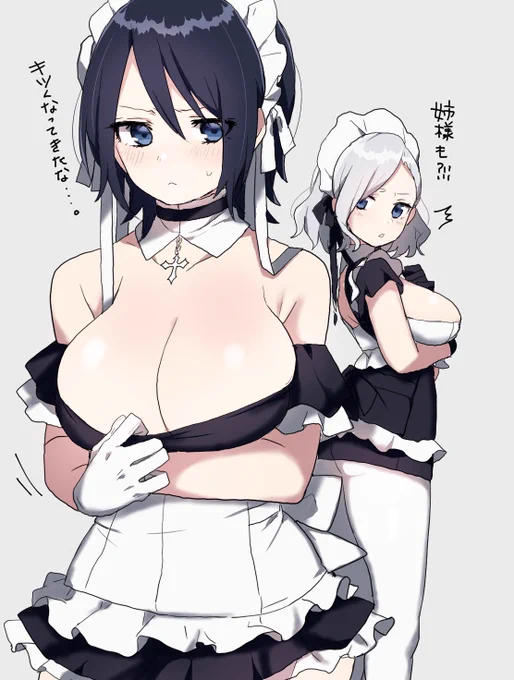 #メイドの日
 #双子メイドちゃん 