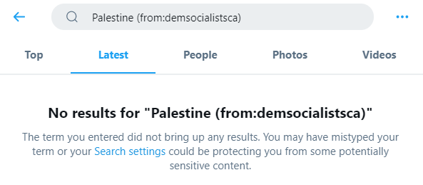 Hey,  @demsocialistsca, depraved violence from Israel against Palestine in a continuing policy of Apartheid with the entire world watching and not one word about it ever?What's up with that?