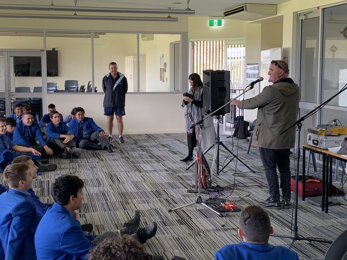 Our Year 10 boys are enjoying their Reflection Day today. It is being facilitated by Chris Doyle from Karis Ministries.