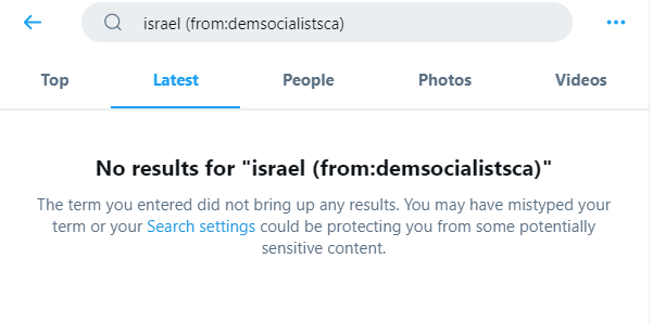 Hey,  @demsocialistsca, depraved violence from Israel against Palestine in a continuing policy of Apartheid with the entire world watching and not one word about it ever?What's up with that?