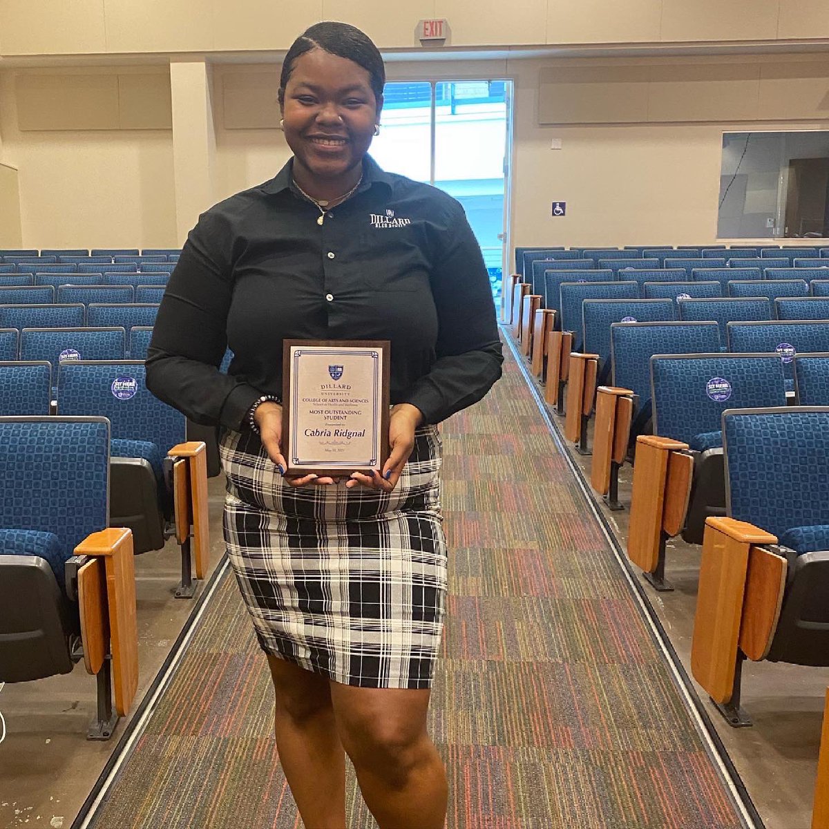 TheOridgnal's tweet photo. It’s been a long 4 years. 

Today I received Dillard University’s School of Health and Wellness C/O 2021 Most Outstanding Student.  

May 15th, I will walk across the stage. 

Glad I was able to DU this B.S. https://t.co/X4YhuOtTIL