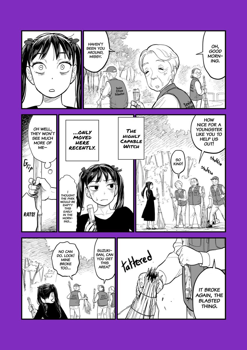 【Highly Capable Witch】
Translated by @RS_honyaku 
#comic #manga #original 