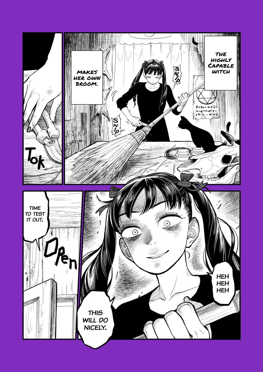 【Highly Capable Witch】
Translated by @RS_honyaku 
#comic #manga #original 