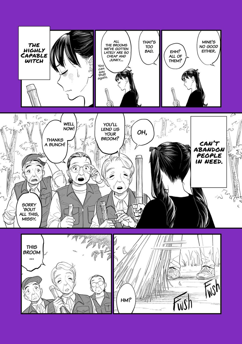 【Highly Capable Witch】
Translated by @RS_honyaku 
#comic #manga #original 