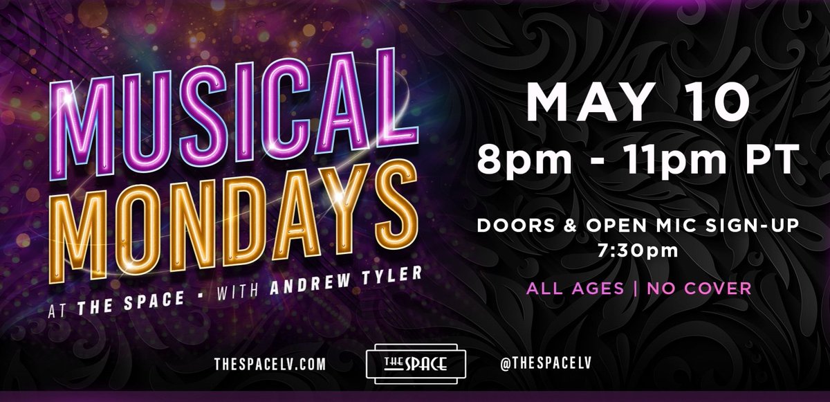 shorethingprods's tweet image. #tonightsthenight
#forsomething #completelydifferent
#firstever
#musicalmondays
#openmic
@thespacelv
With #andrewtyler
#liveandlocal
#stpoffthestrip
#livinthevidavegas