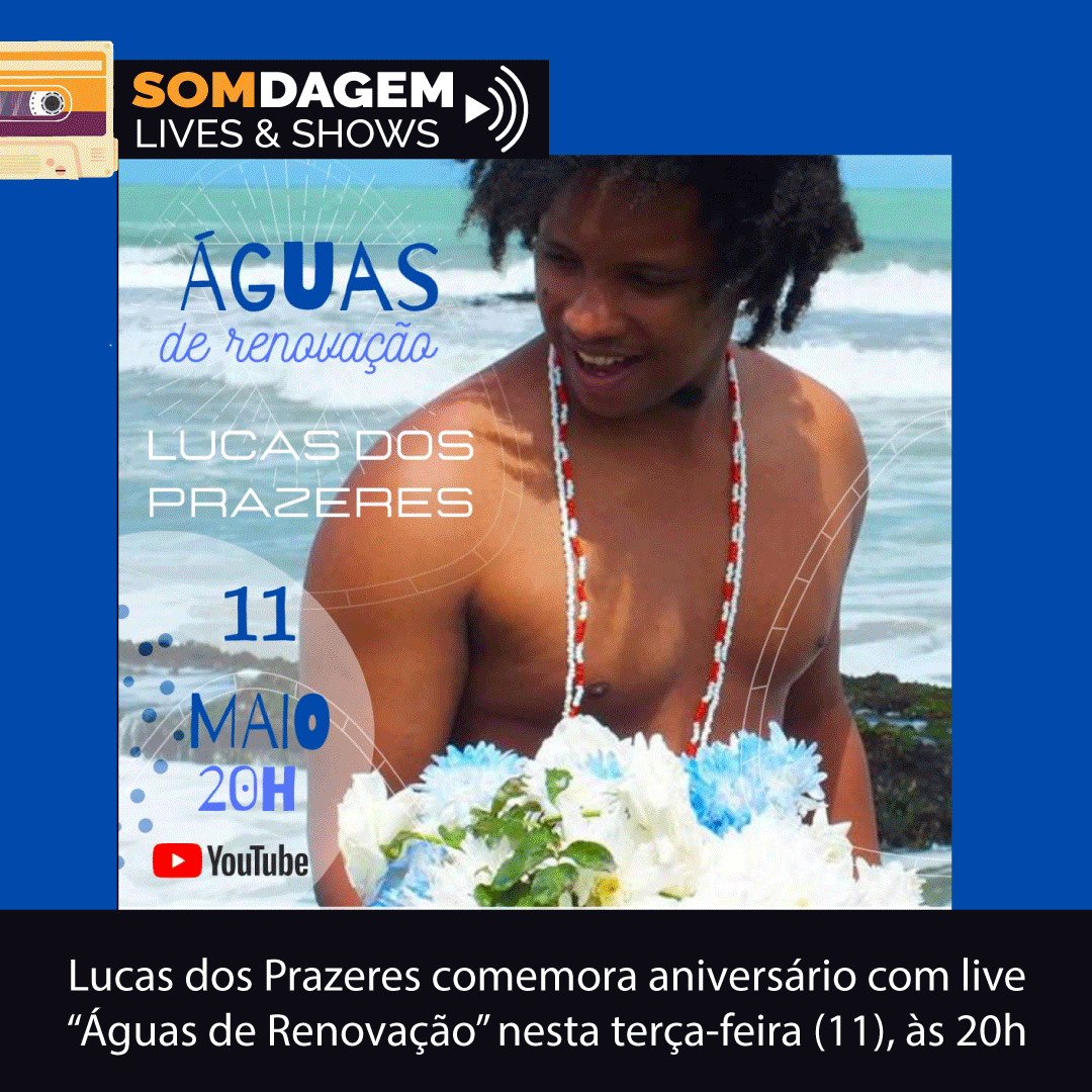 somdagem's tweet photo. Músico Lucas dos Prazeres comemora aniversário com live “Águas de Renovação”, nesta terça (11), às 20h, no YouTube https://t.co/EiWMyOoUkY #percussão #músicabrasileira #músicapernambucana https://t.co/Cp6Z2IqeHZ