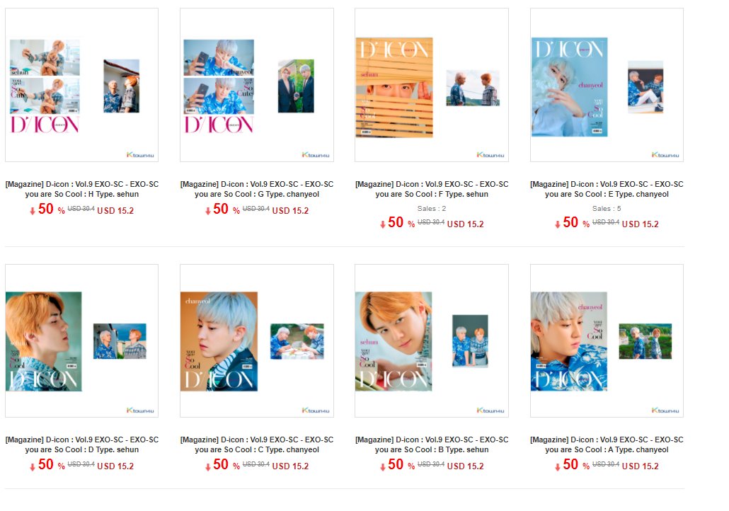 Ktown4u_ARAB's tweet photo. #EXO 

💝[Magazine] D-icon : Vol.9 EXO-SC - EXO-SC you are So Cool💝

💸50% OFF🤭
📒A~H Type

🛒Link : https://t.co/GALqYdTTg3 https://t.co/0gNTYmhW4u
