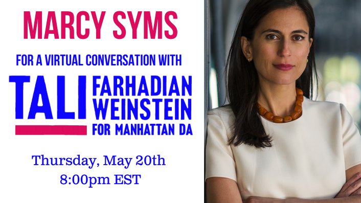 RSVP secure.actblue.com/donate/5.20.21 
Tali has dedicated her life to fighting for safety, justice, and fairness – from serving the city that gave her refuge and freedom to standing up as a champion for our most vulnerable.

Join our conversation in support of New Yorkers for 
Tali.