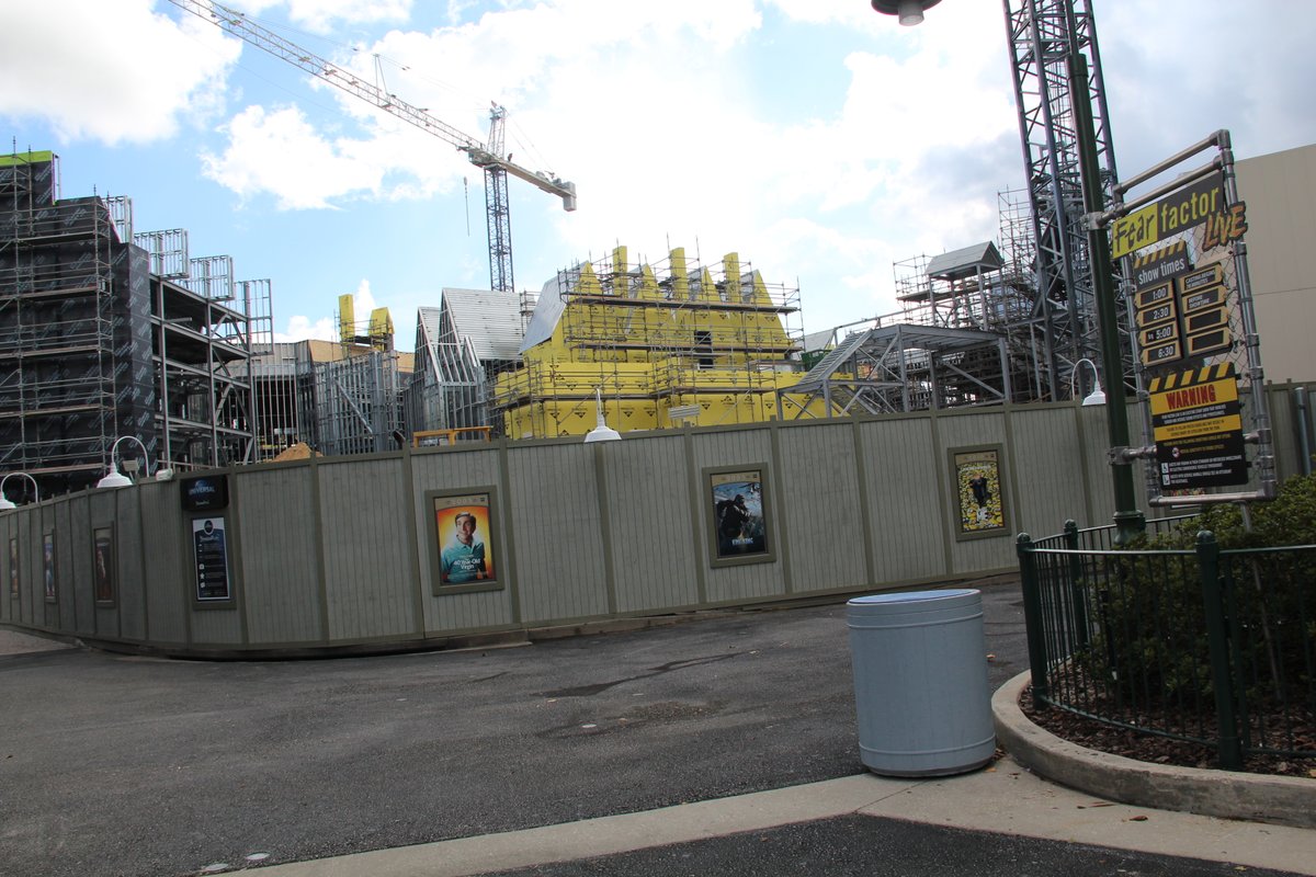 Diagon Alley construction