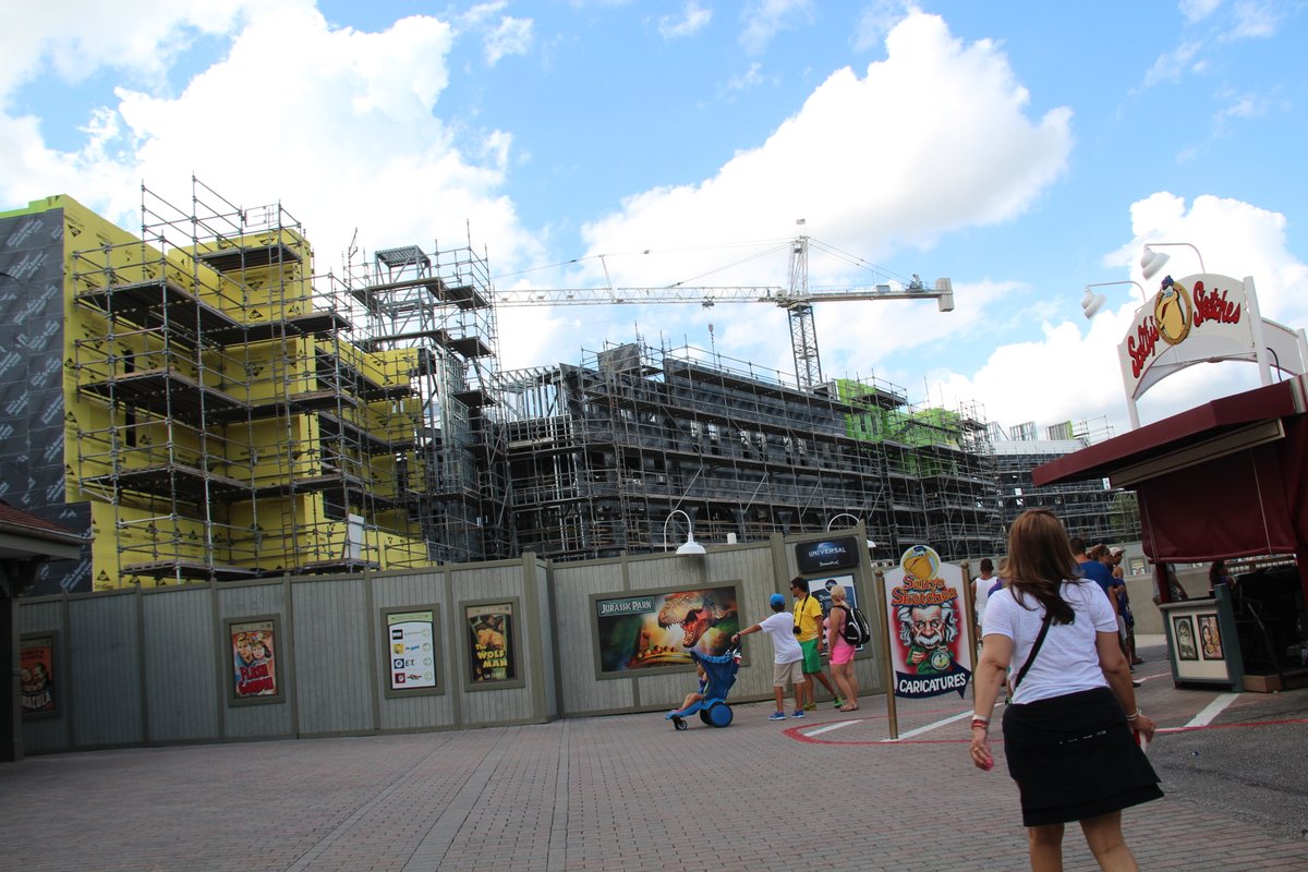 Diagon Alley construction