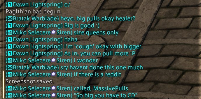 DieselSchneezle's tweet image. #ffxiv #presentedwithoutcomment #bigpulls #myhealerisasizequeen