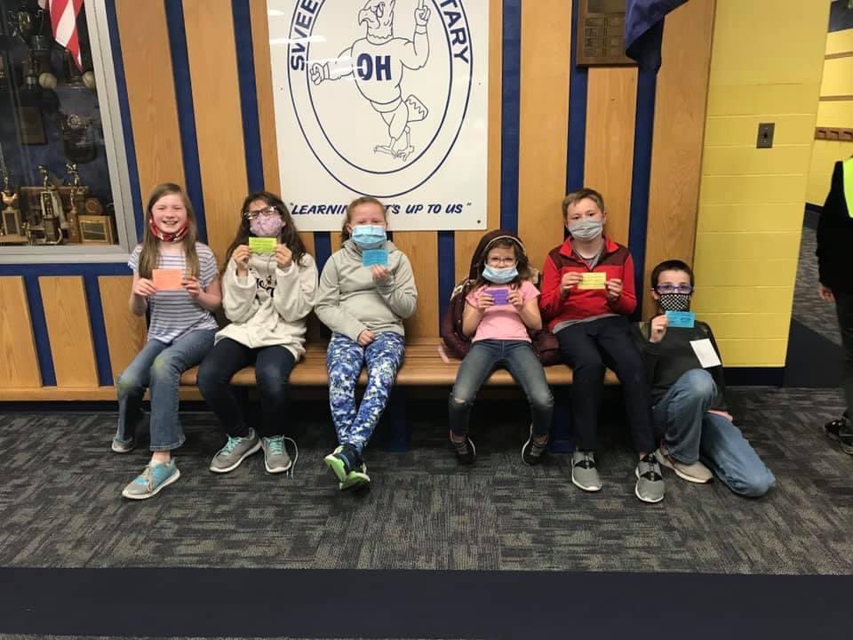 fagan4class's tweet photo. Forgot to post this last week. Thank you Izzy and Lilly for being good friends to others. ❤️ https://t.co/uyLIbSQOMU