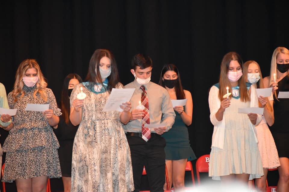 Beaver_Local's tweet photo. NHS ceremonies held this evening. Congratulations! https://t.co/2SicdO69NV