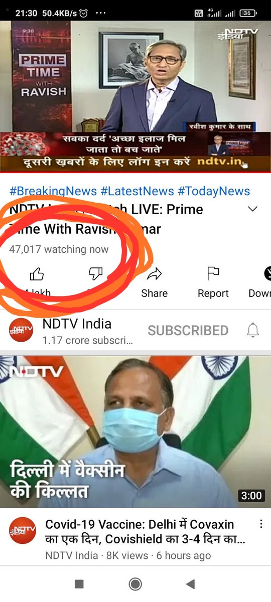 Saurabh_kumar62's tweet photo. Power of ravish kumar https://t.co/D1Vie7oYRY